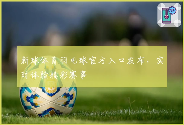 新球体育羽毛球官方入口发布，实时体验精彩赛事
